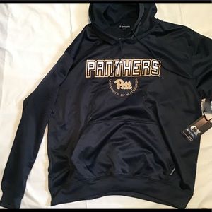 Univ Pittsburg Panthers Pullover hoodie size L NWT